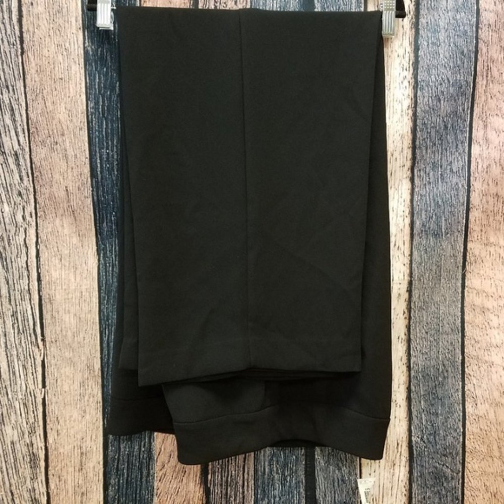 Wide Leg Black Trousers
